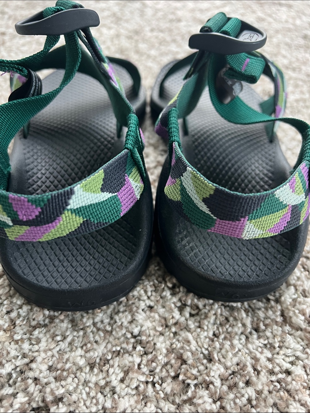 Chaco Women's Mega Z/Cloud Strappy Sandals in Braids Purple Size 6 - Picture 6 of 9